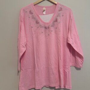 Decorated Heart Gem Top